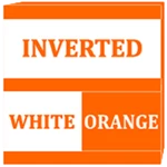 Logo of Inverted White Orange IconPack android Application 